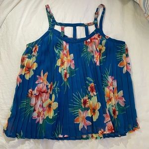 Matching flowy shorts and tank top shirt